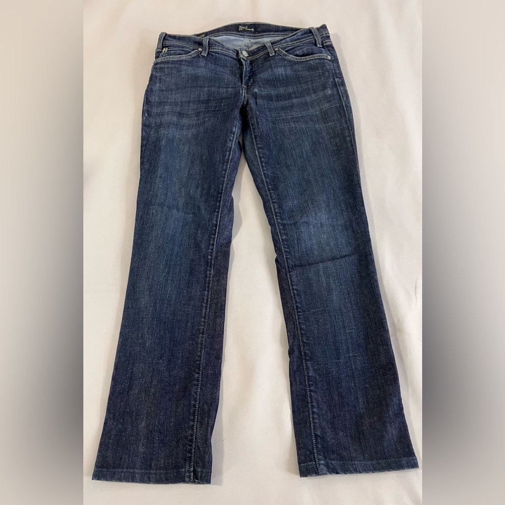 Citizens of Humanity‎ Jeans Size 32 Avedon Low Rise Skinny Stretch Blue Denim